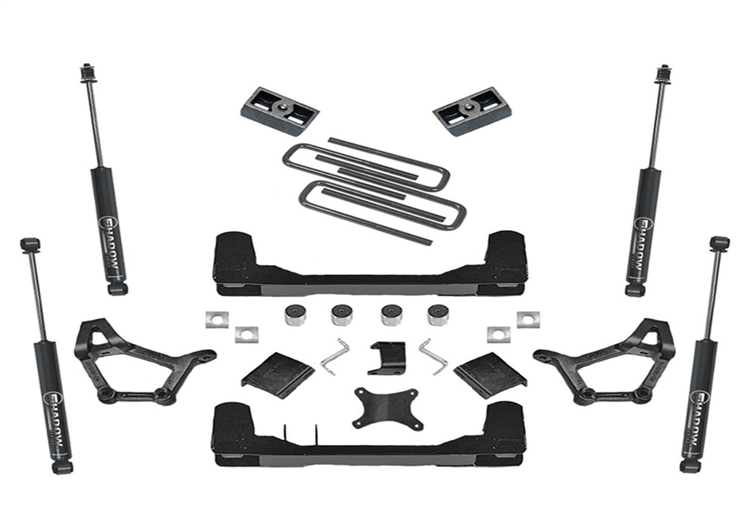 Superlift K362 - 93-96 Toyota T-100 Pickup 4WD 4-5in Lift Kit w/  Shocks
