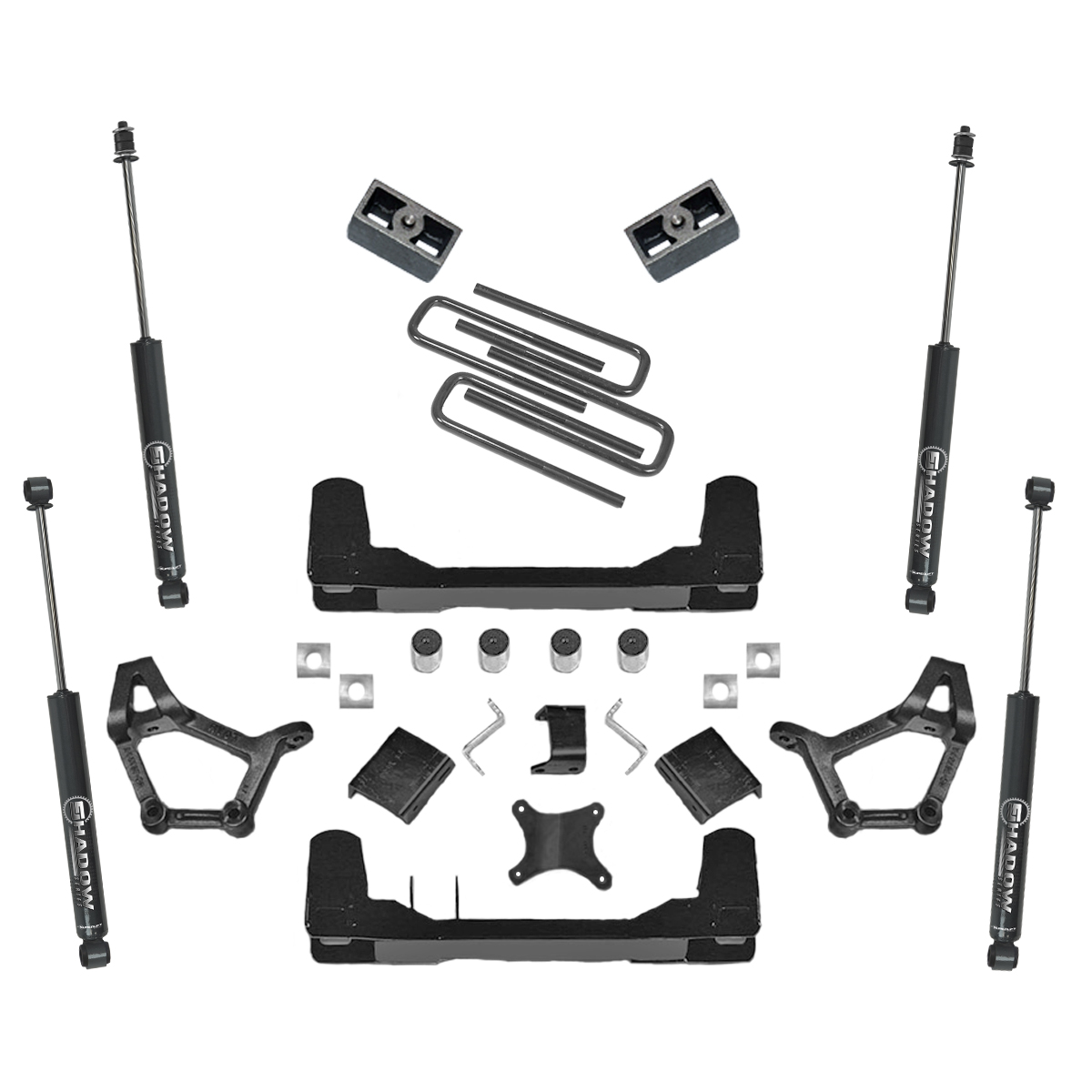 Superlift K306 - 86-95 Toyota PU/86-90 4-Runner 4WD (Excl Short Bed STD Cab) 4-5in Lift Kit w/ SLF Shocks