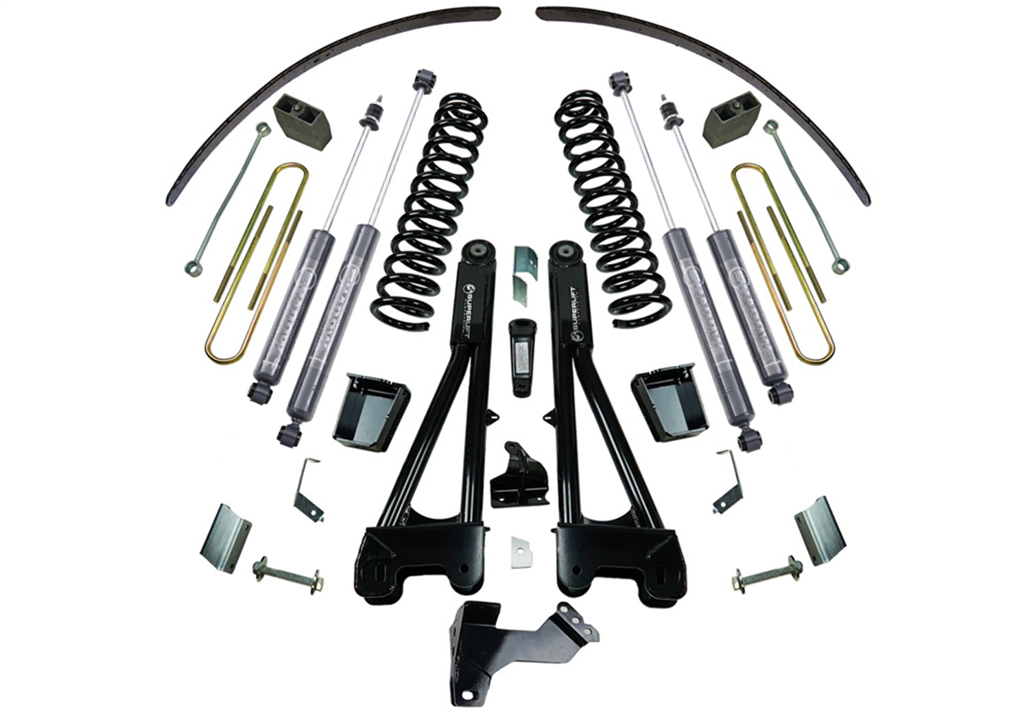 Superlift K991B - 11-16 Ford F-250/F-350 SuperDuty 4WD 8in Lift Kit w/ Repl Radius Arms & Bilstein Shocks Superlift K991B - 11-16 Ford F-250/F-350 SuperDuty 4WD 8in Lift Kit w/ Repl Radius Arms & Bilstein Shocks