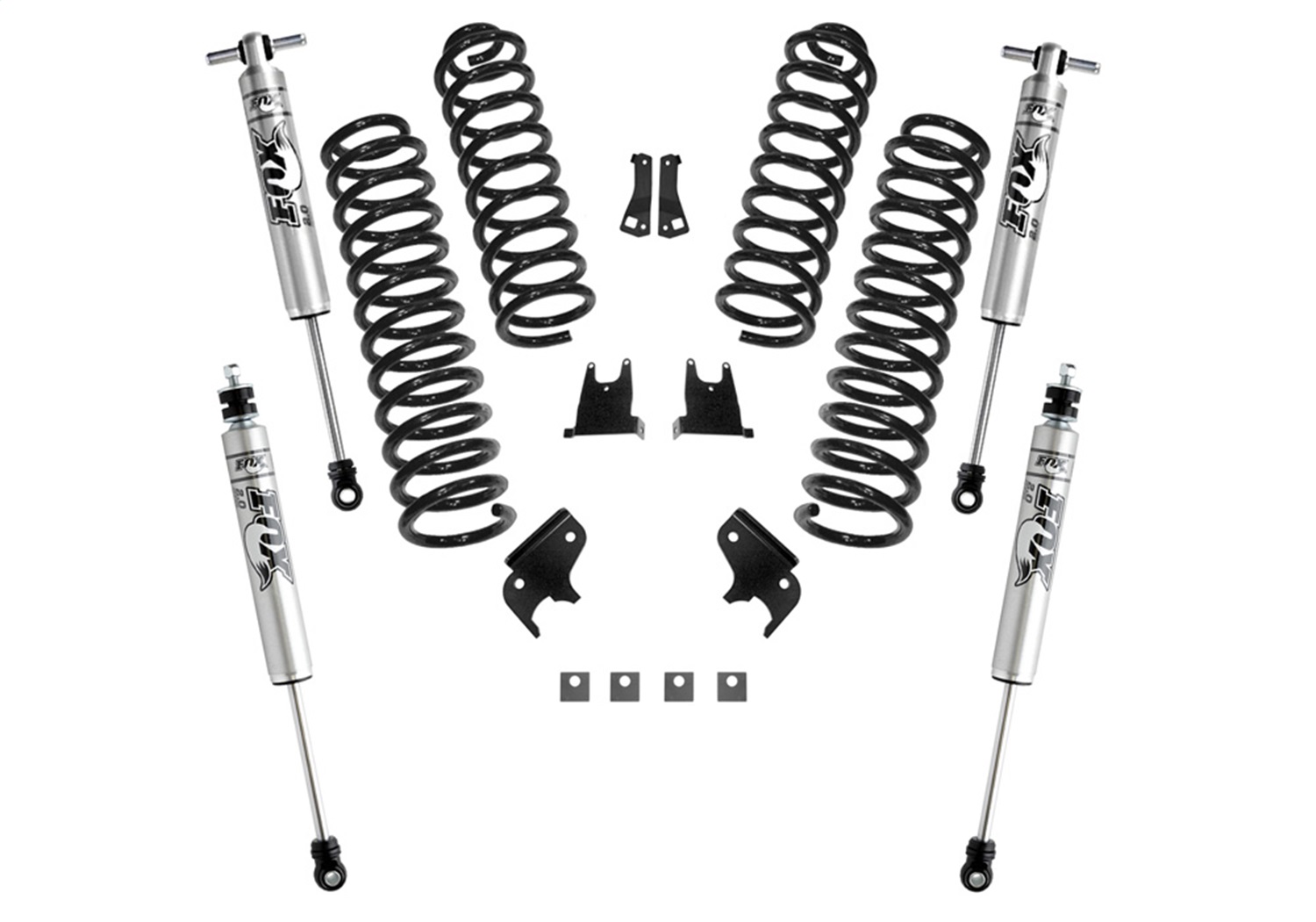 Superlift K931F - 07-18 Jeep Wrangler JK Unlimited 4 Door 2.5in Lift Kit w/ Fox 2.0 Shocks
