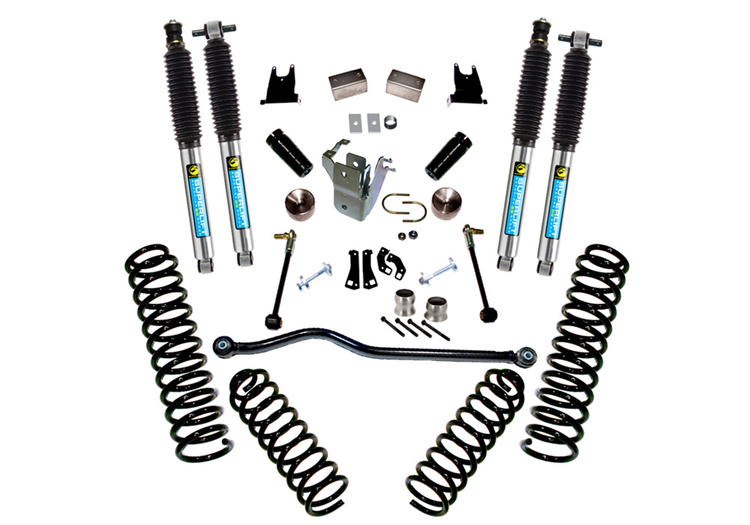 Superlift K928B - 07-18 Jeep Wrangler JK Unlimited 4in Lift Kit w/ Bilstein Shocks Superlift K928B - 07-18 Jeep Wrangler JK Unlimited 4in Lift Kit w/ Bilstein Shocks
