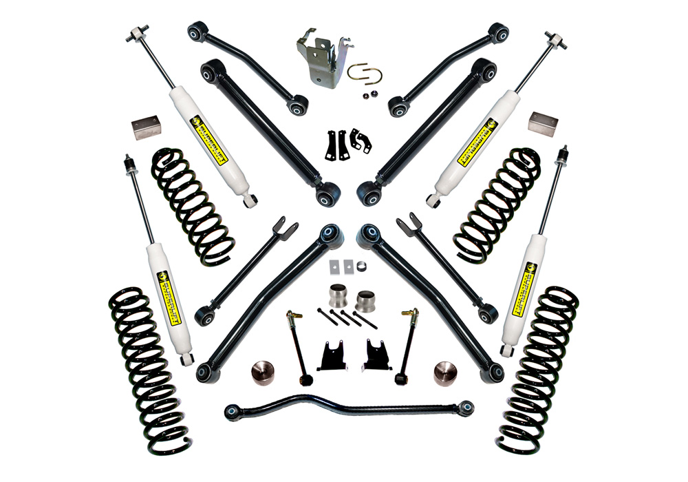 Superlift K997 - 07-18 Jeep Wrangler JK Unlimited 4in Lift Kit w/ Reflex Control Arms & Shocks Superlift K997 - 07-18 Jeep Wrangler JK Unlimited 4in Lift Kit w/ Reflex Control Arms & Shocks