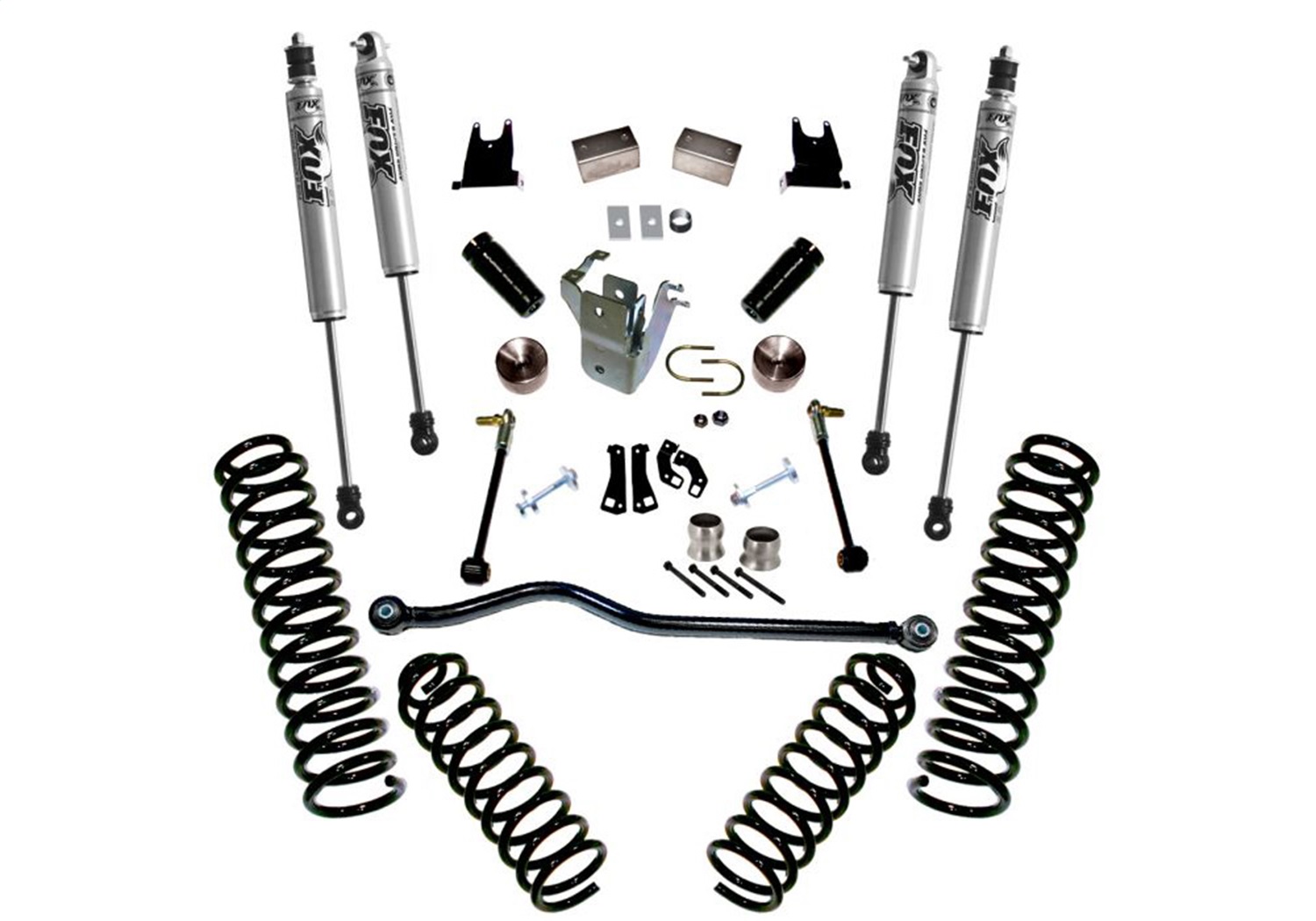 Superlift K927F - 07-18 Jeep Wrangler JK 2 Door 4in Lift Kit w/ Fox Shocks Superlift K927F - 07-18 Jeep Wrangler JK 2 Door 4in Lift Kit w/ Fox Shocks