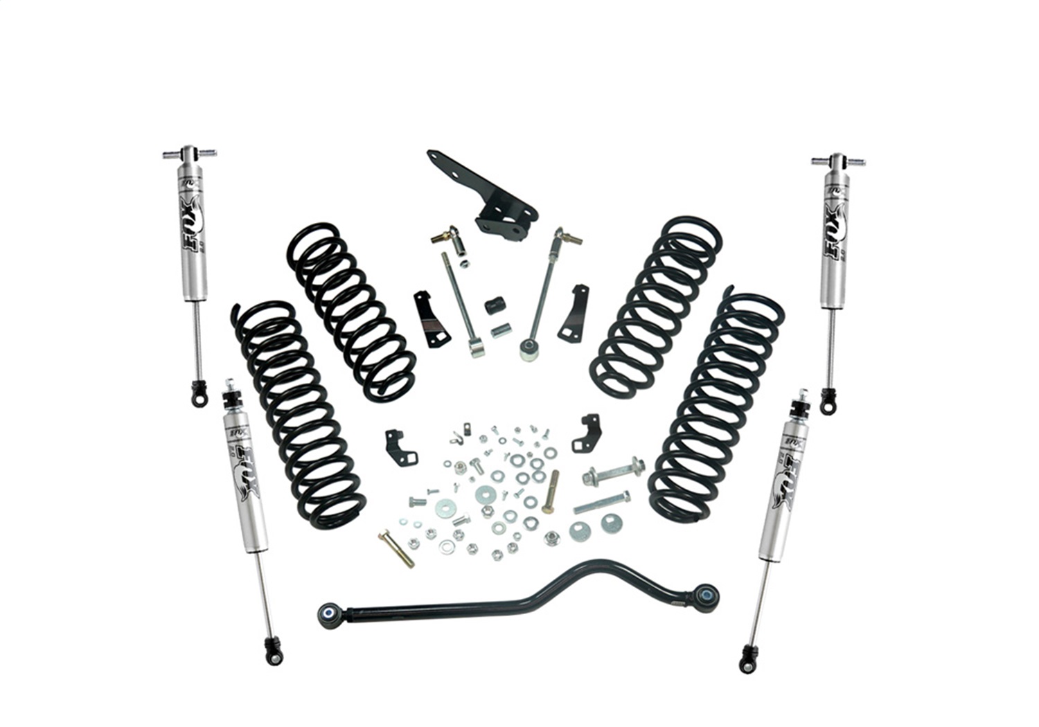 Superlift K905F - 07-18 Jeep Wrangler JK 2 Door 4in Lift Kit w/ Fox Shocks