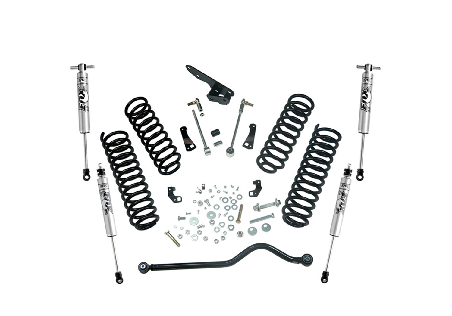 Superlift K941F - 07-18 Jeep Wrangler JK Unlimited 4in Lift Kit w/ Fox Shocks