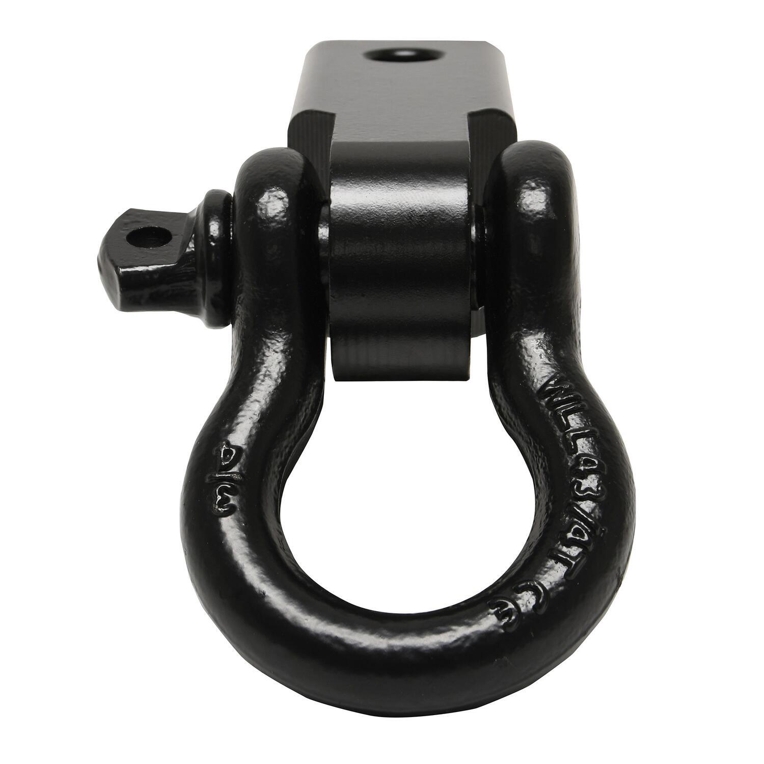 Superwinch 2573 - Receiver Shackle Bracket - Fits 2i Class III/IV Hitch Receiver Rated at 10k Lbs Superwinch 2573 - Receiver Shackle Bracket - Fits 2i Class III/IV Hitch Receiver Rated at 10k Lbs