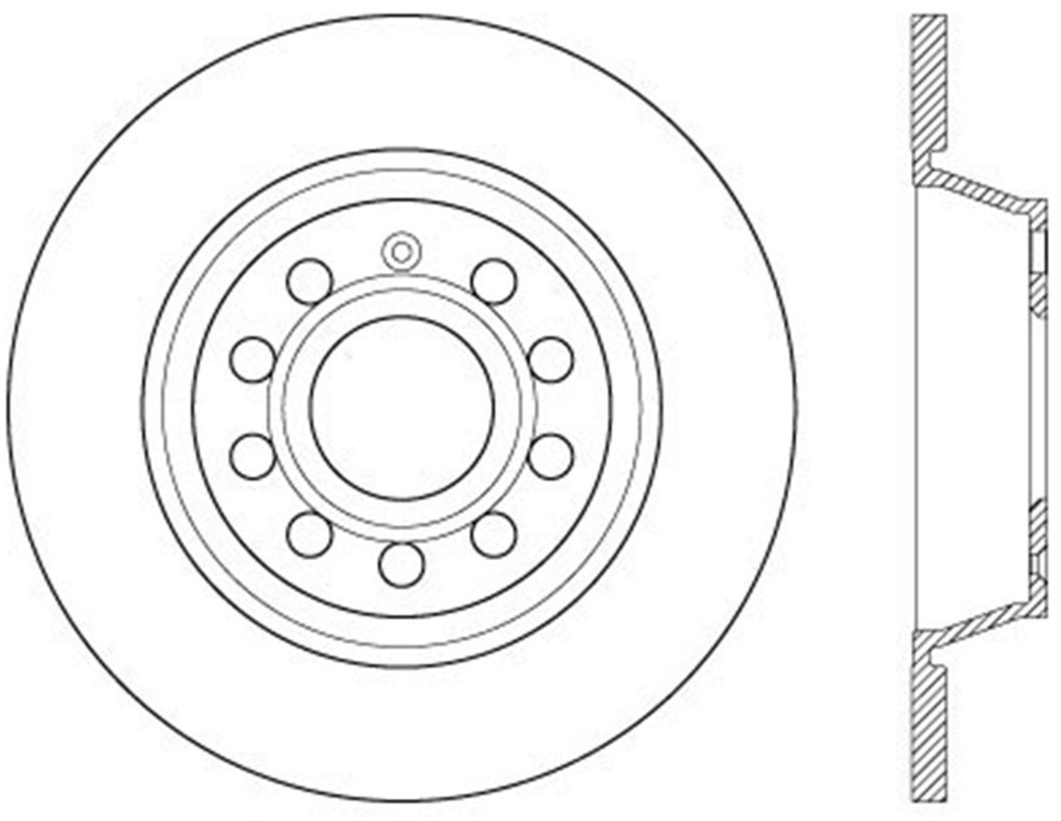StopTech 126.33129CSR - Sport Slotted Cryo Brake Rotor; Rear Right