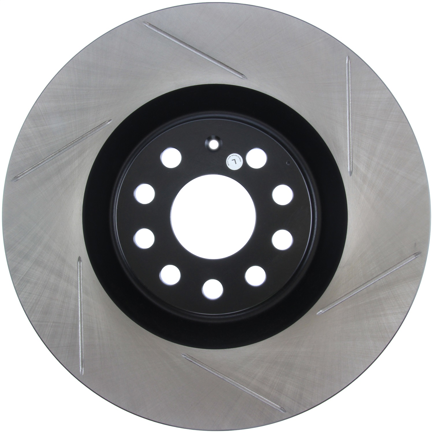 StopTech 126.33112SL - Power Slot 09 VW CC (Passat CC) / 06-09 Passat Front Left Slotted Rotor