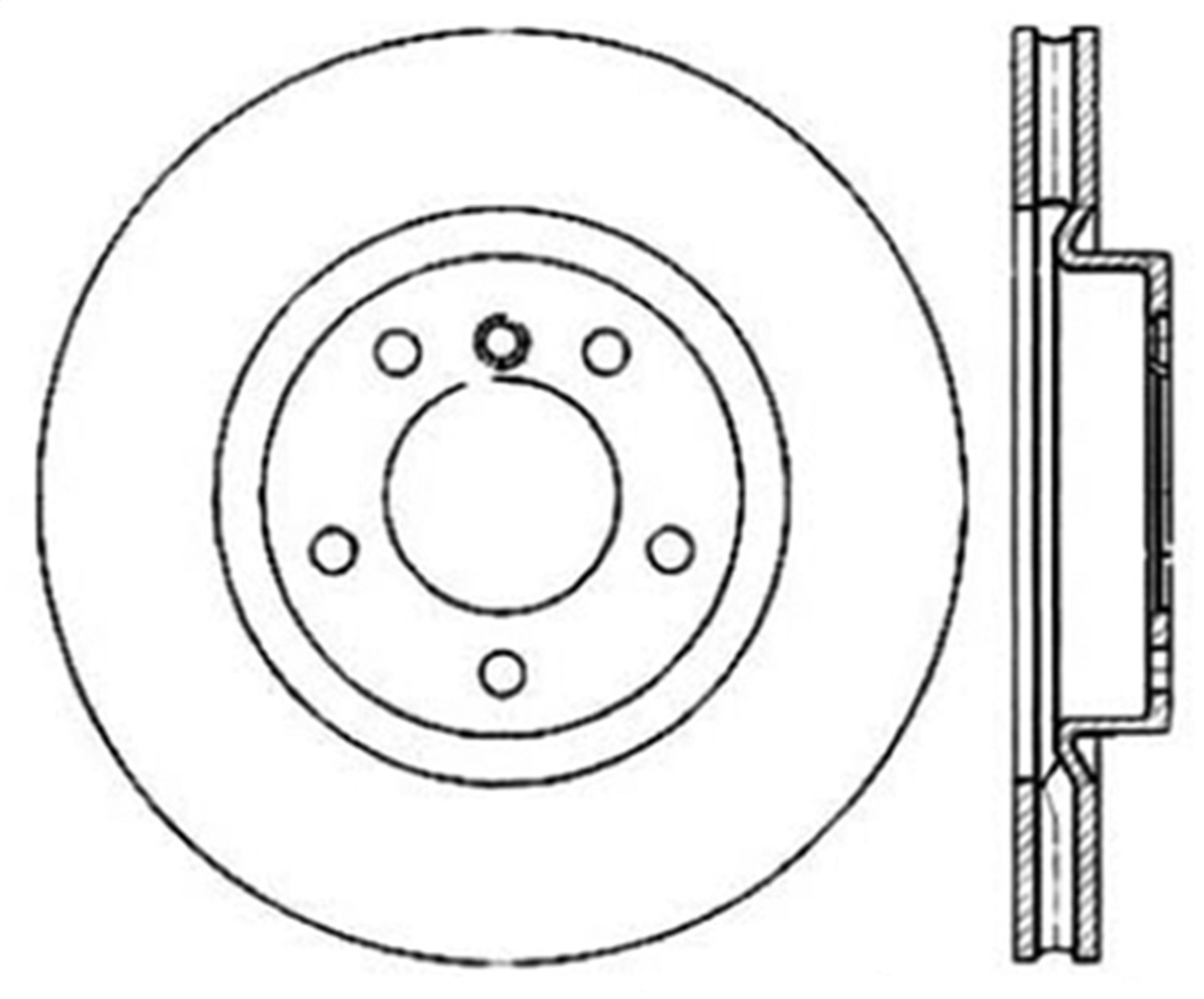 StopTech 126.34038CSL - 95-99 BMW M3 E36 / 98-02 Z3 M Series Front Left Cryo Sport Slotted Rotor