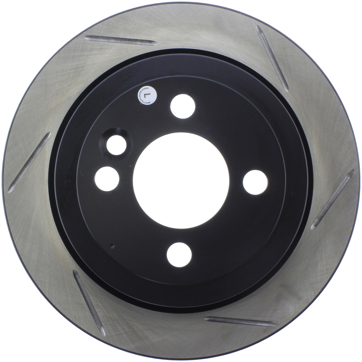 StopTech 126.34094SL - Power Slot 07-09 Mini Cooper/Cooper S Rear Left Slotted Rotor