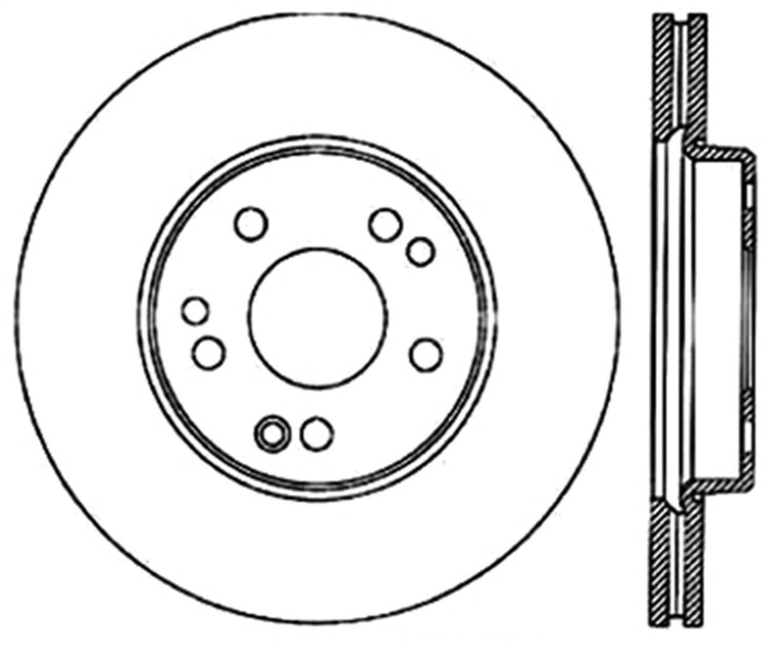 StopTech 126.35028CSR - Sport Slotted Cryo Brake Rotor; Front Right