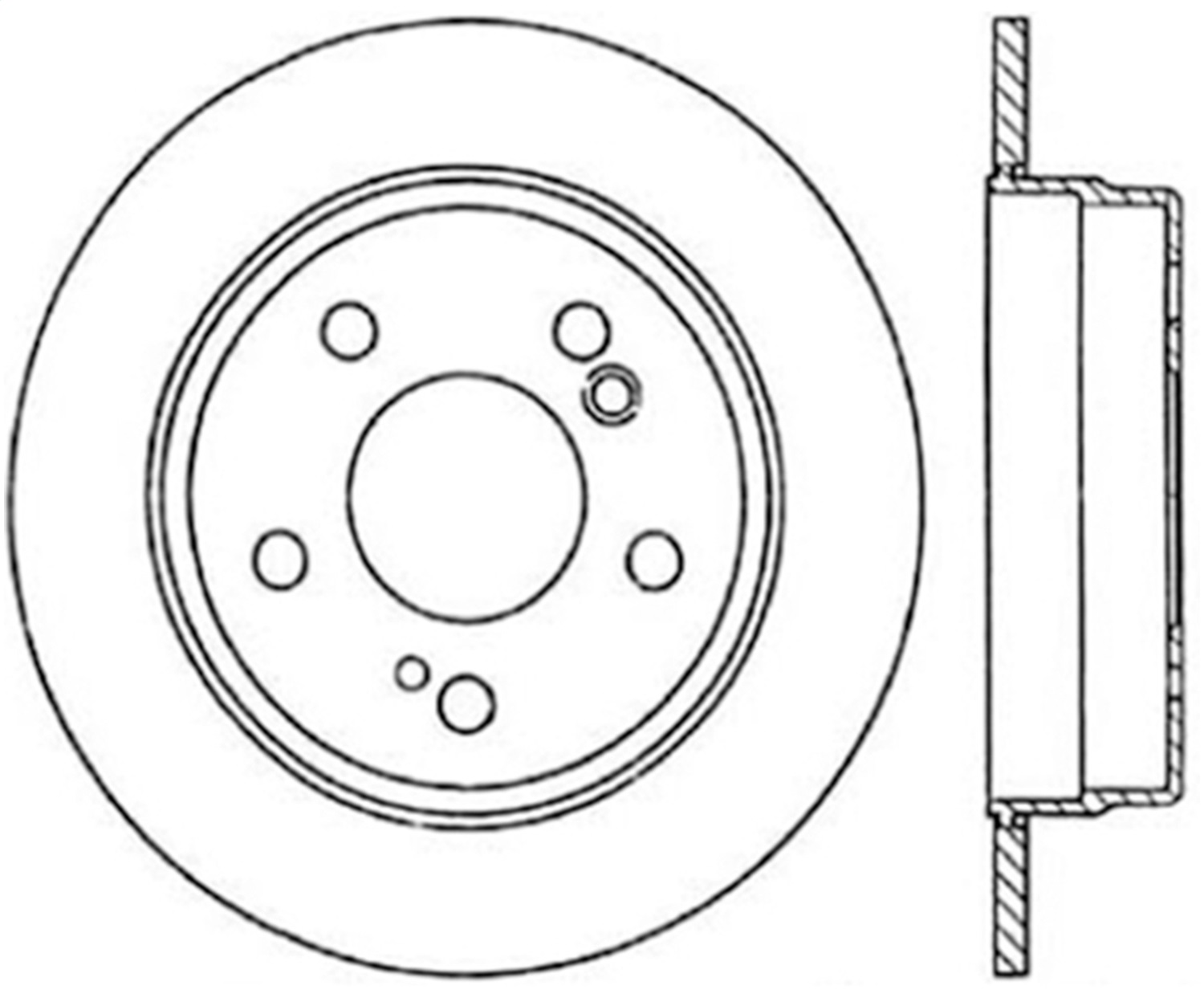 StopTech 126.35014CSR - Sport Slotted Cryo Brake Rotor; Rear Right