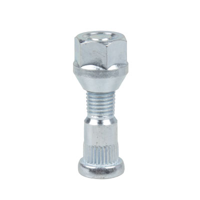 Synergy Mfg 4110-12-1.5 - Synergy Jeep XJ/JK/JKU/TJ/LJ/YJ/ZJ Wheel Spacer Replacement Stud 12mmX1.50 w/Lug Nut