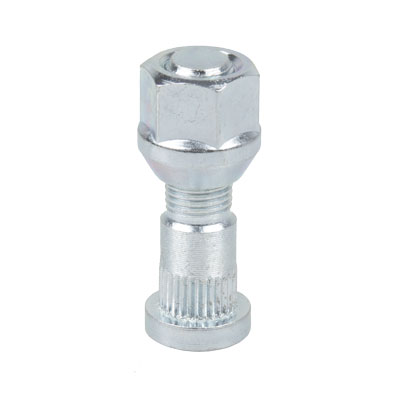 Synergy Mfg 4110-1-2-20 - Synergy Jeep XJ/JK/JKU/TJ/LJ/YJ/ZJ Wheel Spacer Replacement Stud .50in 20 w/Lug Nut