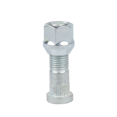 Synergy Mfg 4110-14-1.5 - Synergy Jeep XJ/JK/JKU/TJ/LJ/YJ/ZJ Wheel Spacer Replacement Stud 14mmX1.50 w/Lug Nut