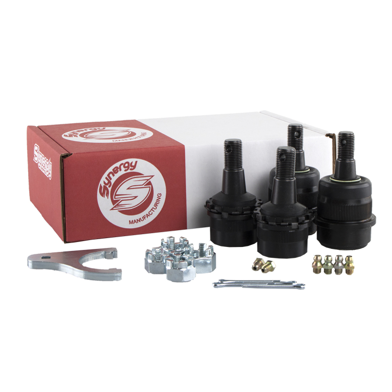 Synergy Mfg 4127KN - Synergy Jeep JK/WJ HD Knurled Adjustable Ball Joint Kit