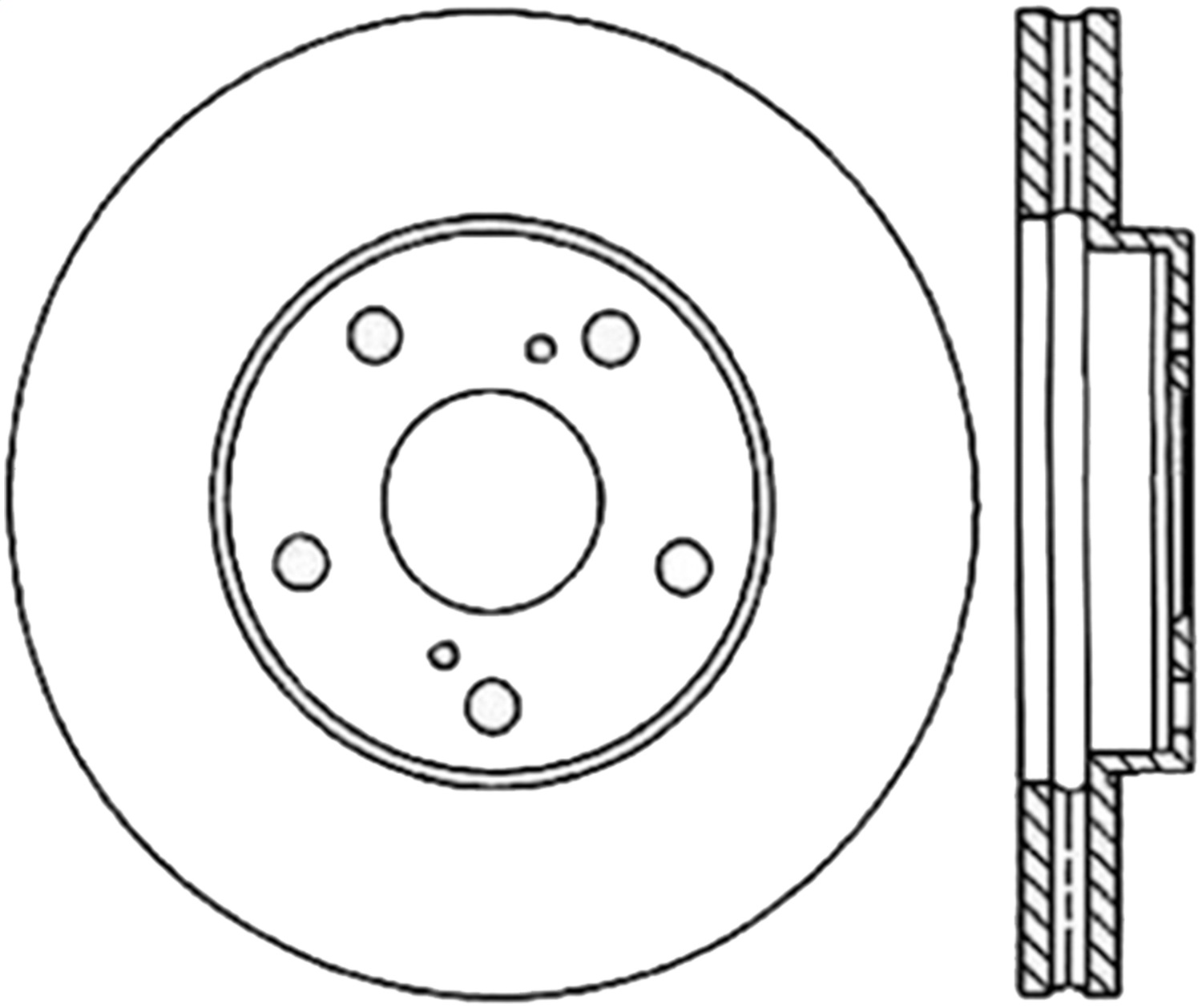 StopTech 126.44079CSL - Sport Slotted Cryo Brake Rotor; Front Left