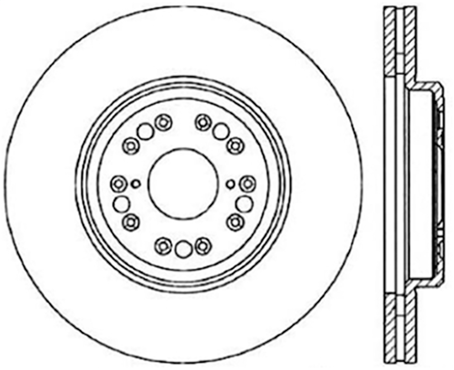 StopTech 126.44107CSL - Sport Slotted (CRYO) 95-00 Lexus LS Front Left Rotor StopTech 126.44107CSL - Sport Slotted (CRYO) 95-00 Lexus LS Front Left Rotor