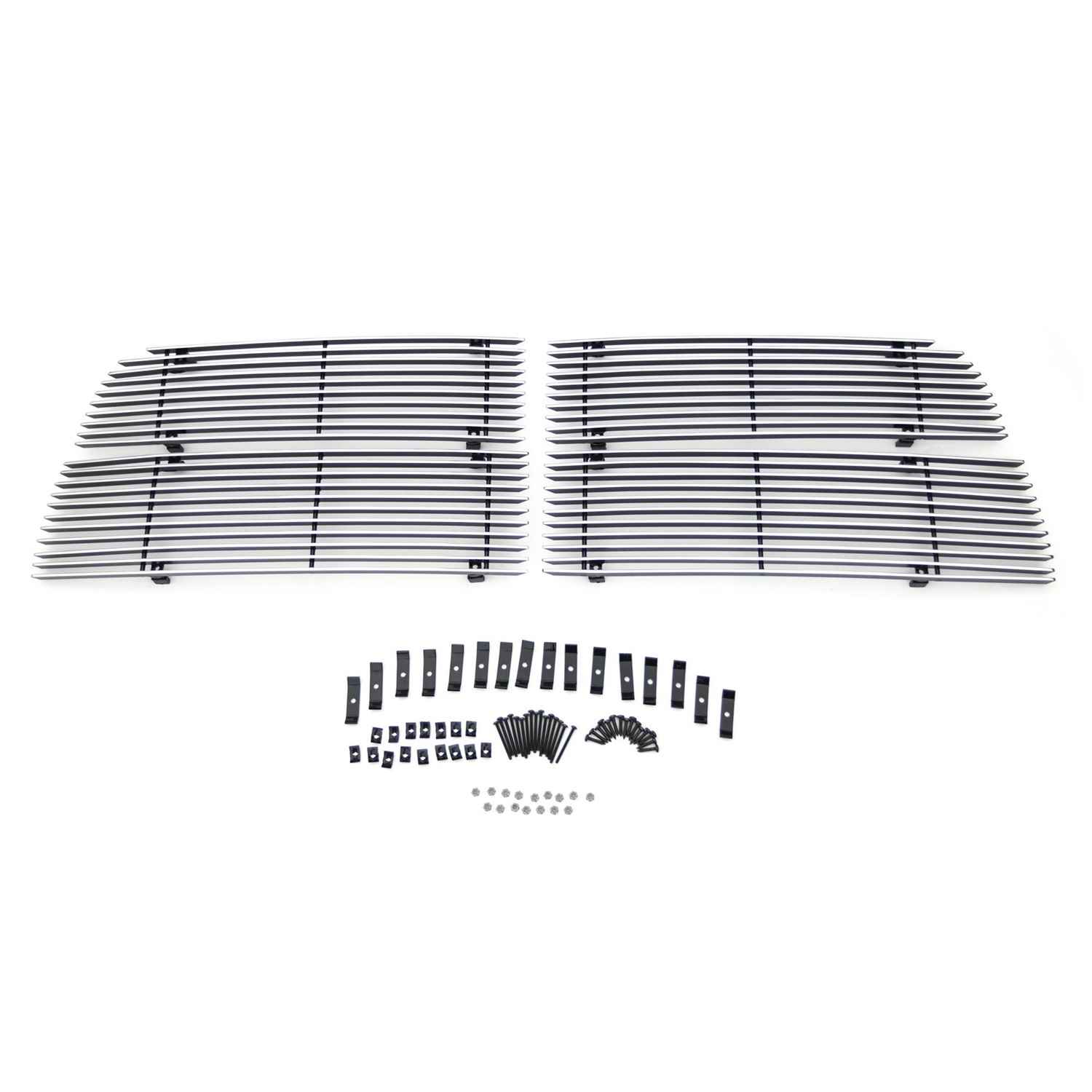 T-Rex 21451 - 4 Pc Horizontal Aluminum Billet Grille Overlay T-Rex 21451 - 4 Pc Horizontal Aluminum Billet Grille Overlay
