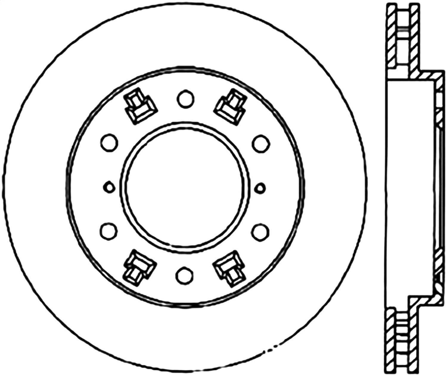 StopTech 126.46062CSR - Sport Slotted Cryo Brake Rotor; Front Right