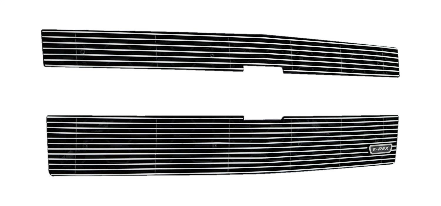 T-Rex 21120 - 2 Pc Horizontal Aluminum Billet Grille Overlay T-Rex 21120 - 2 Pc Horizontal Aluminum Billet Grille Overlay