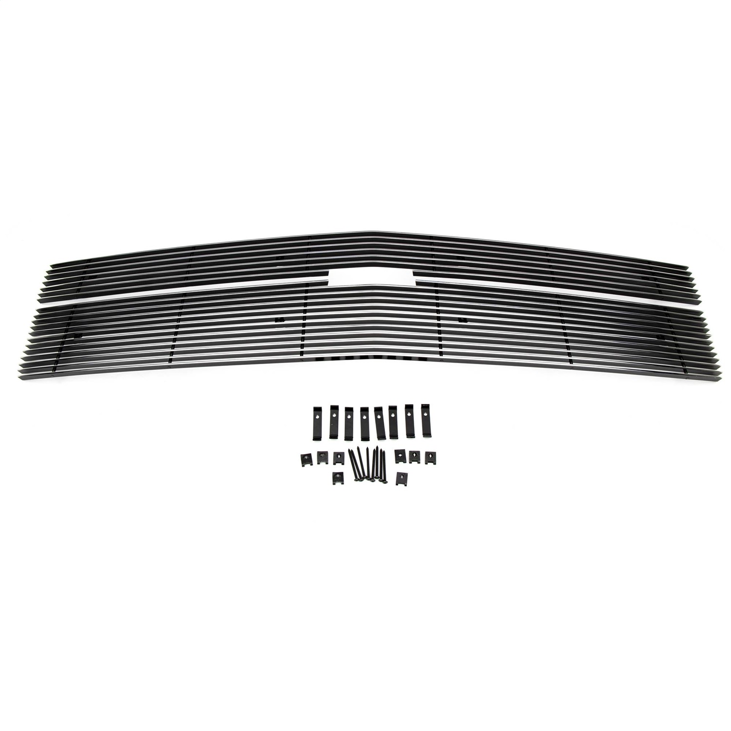 T-Rex 21117 - 2 Pc Horizontal Aluminum Billet Grille Overlay T-Rex 21117 - 2 Pc Horizontal Aluminum Billet Grille Overlay