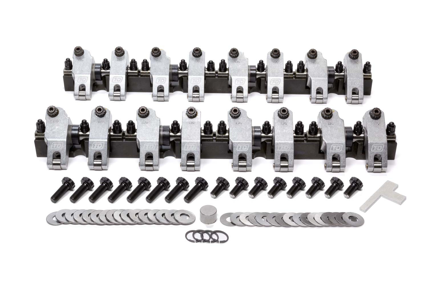 T&D Machine 2008-180/180 - LS7 Shaft Rocker Arm Kit 1.80/1.80 Ratio T&D Machine 2008-180/180 - LS7 Shaft Rocker Arm Kit 1.80/1.80 Ratio