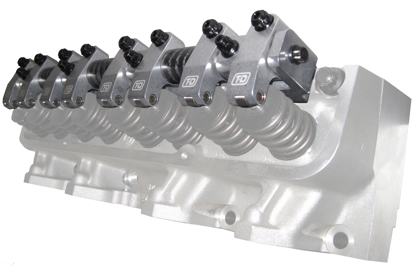 T&D Machine 7022 - BBF FE Shaft Rocker Arm Kit w/Edelbrock Heads