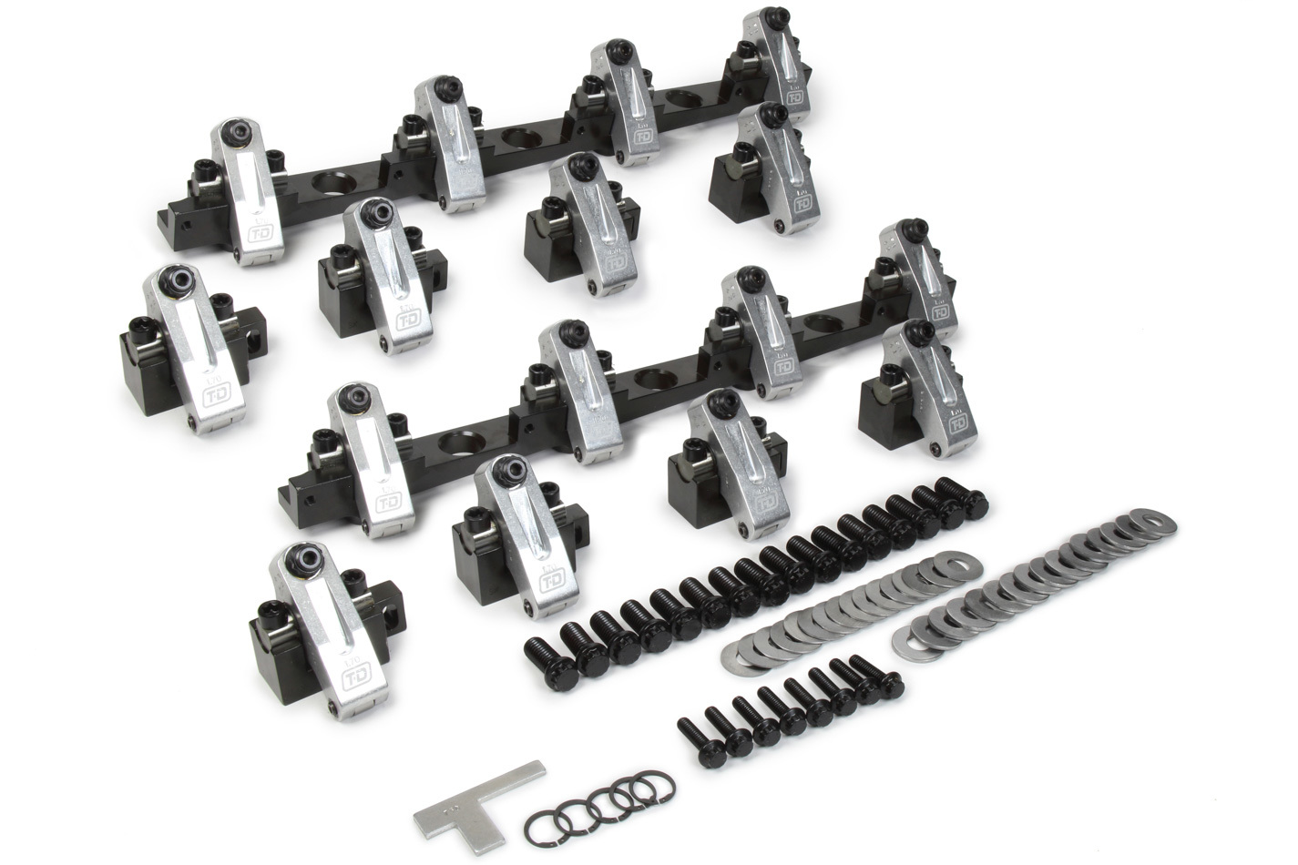 T&D Machine 3148-1.70/1.70 - BBC Shaft Rocker Arm Kit 1.70/1.70 Ratio