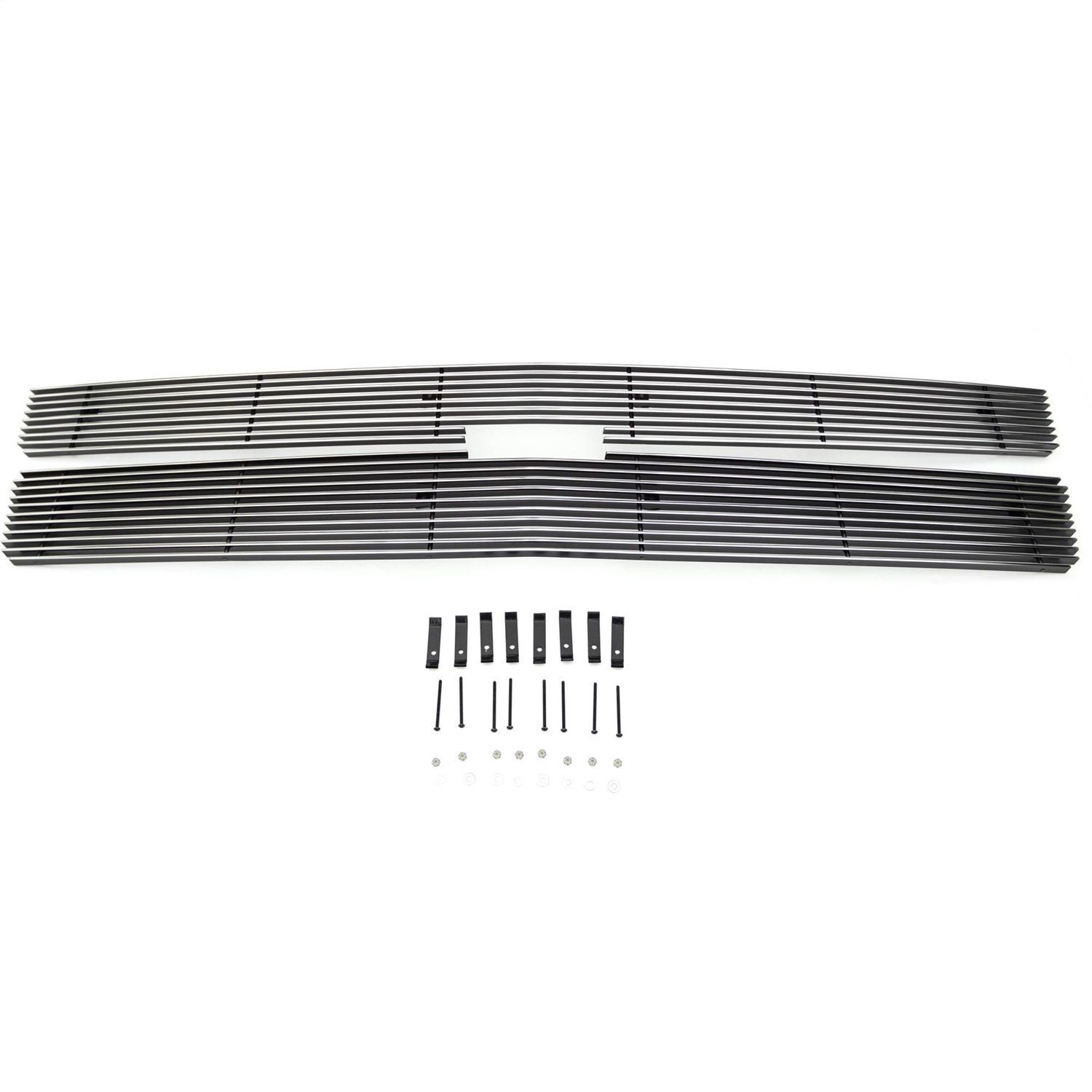 T-Rex 21112 - 2 Pc Horizontal Aluminum Billet Grille Overlay T-Rex 21112 - 2 Pc Horizontal Aluminum Billet Grille Overlay