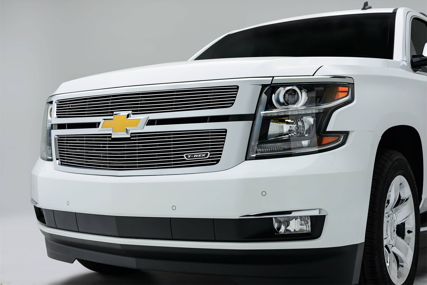 T-Rex 21055 - 2 Pc Horizontal Aluminum Billet Grille Overlay T-Rex 21055 - 2 Pc Horizontal Aluminum Billet Grille Overlay