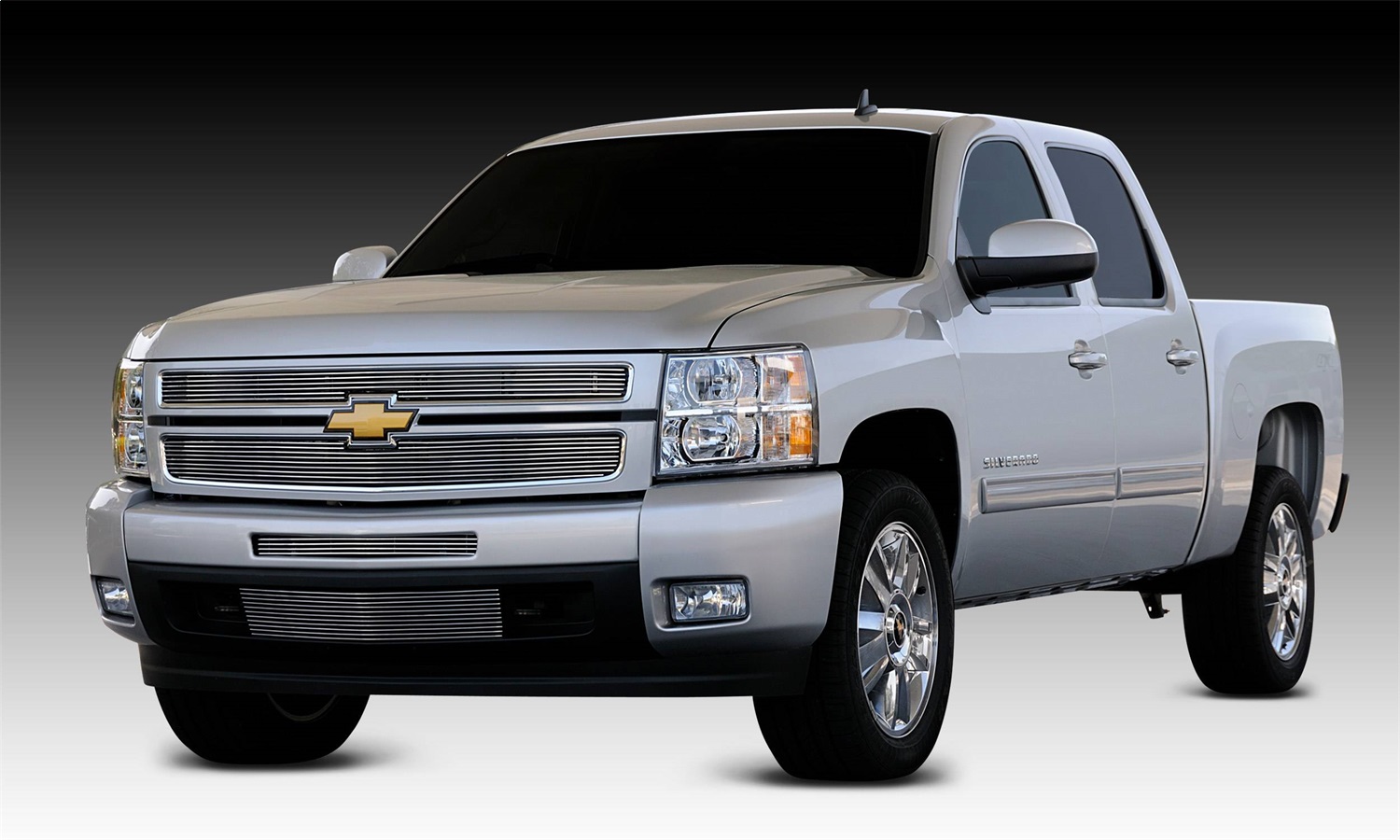 T-Rex 21110 - 2 Pc Horizontal Aluminum Billet Grille Overlay T-Rex 21110 - 2 Pc Horizontal Aluminum Billet Grille Overlay