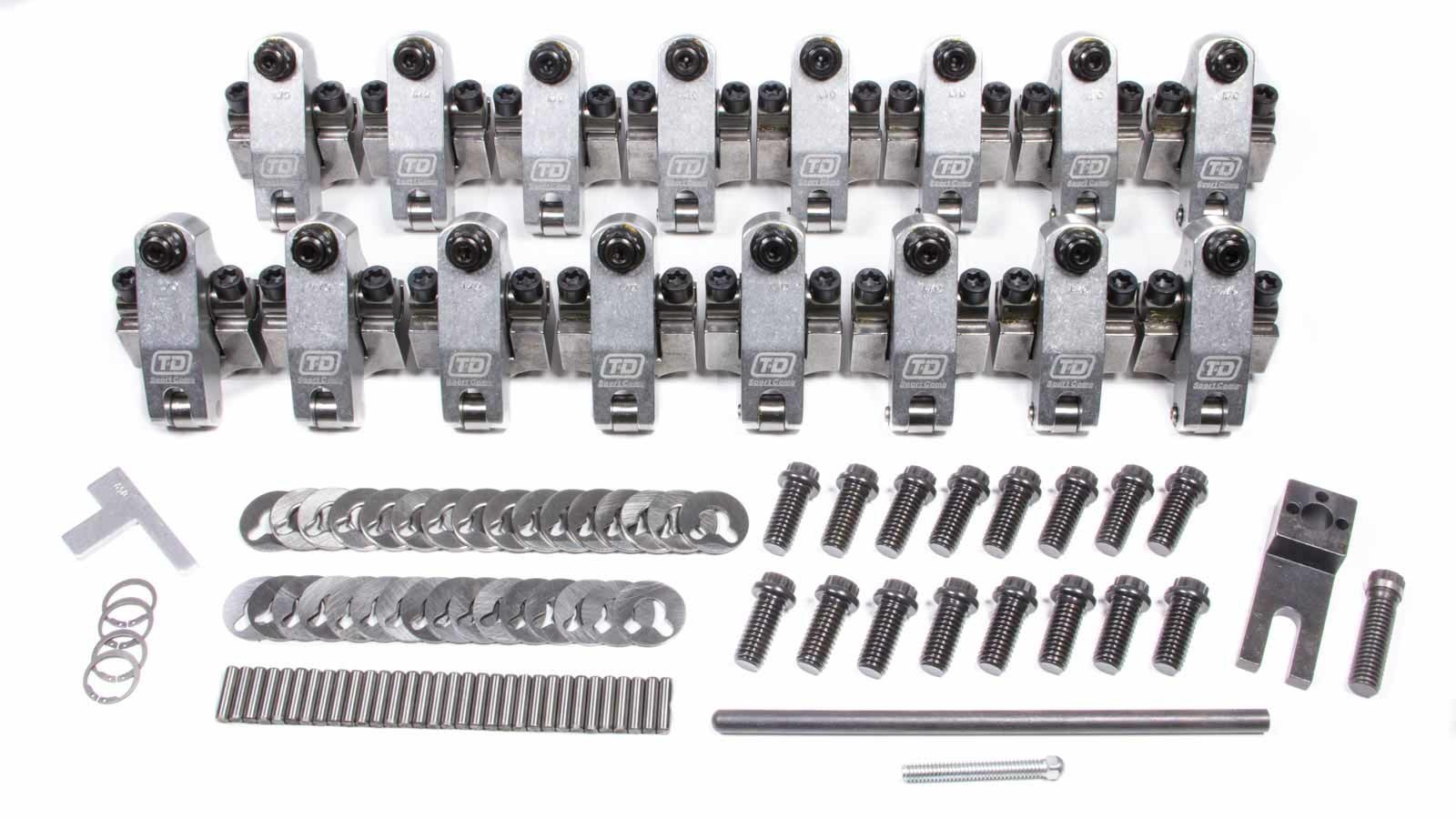 T&D Machine 3101-170/170 - BBC Shaft Rocker Arm Kit 1.70/1.70 Ratio