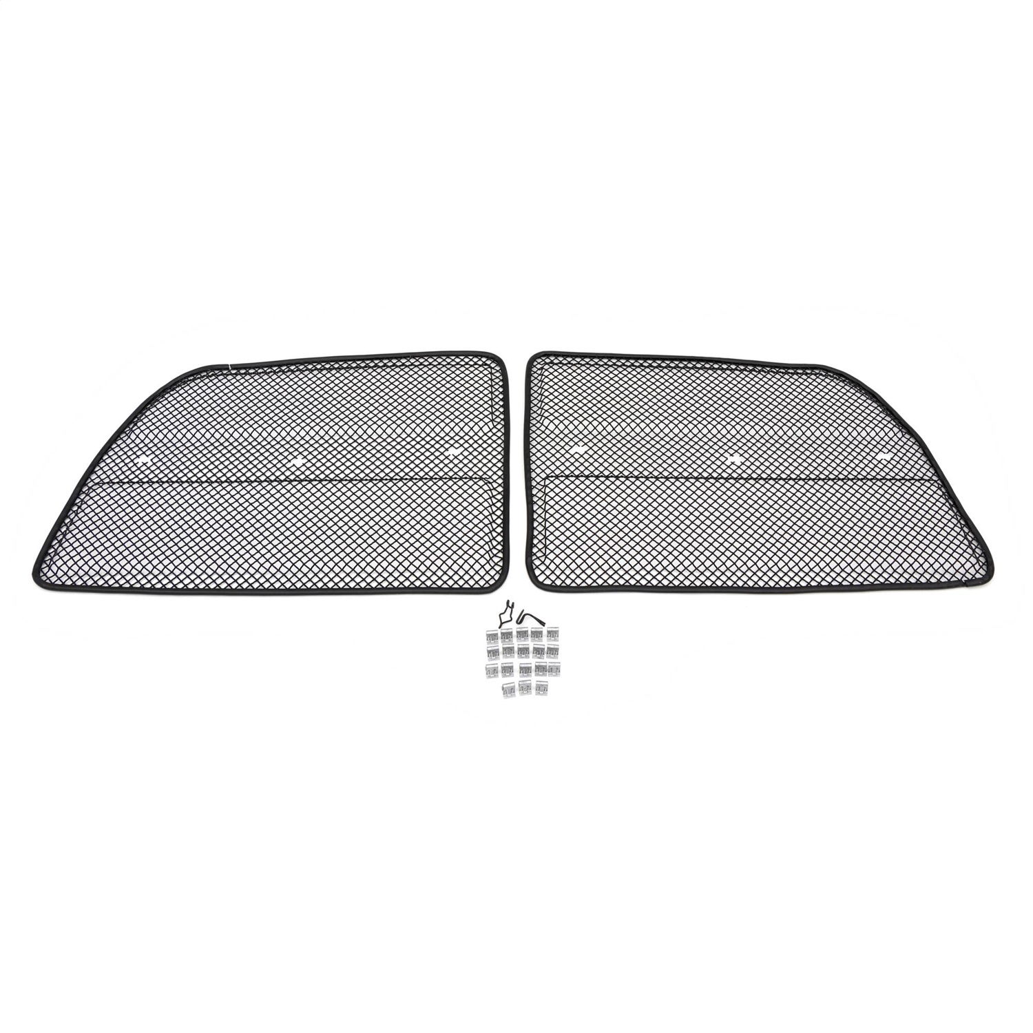 T-Rex 46452 - 2 Pc Small Mesh Mild Steel Sport Grille Overlay