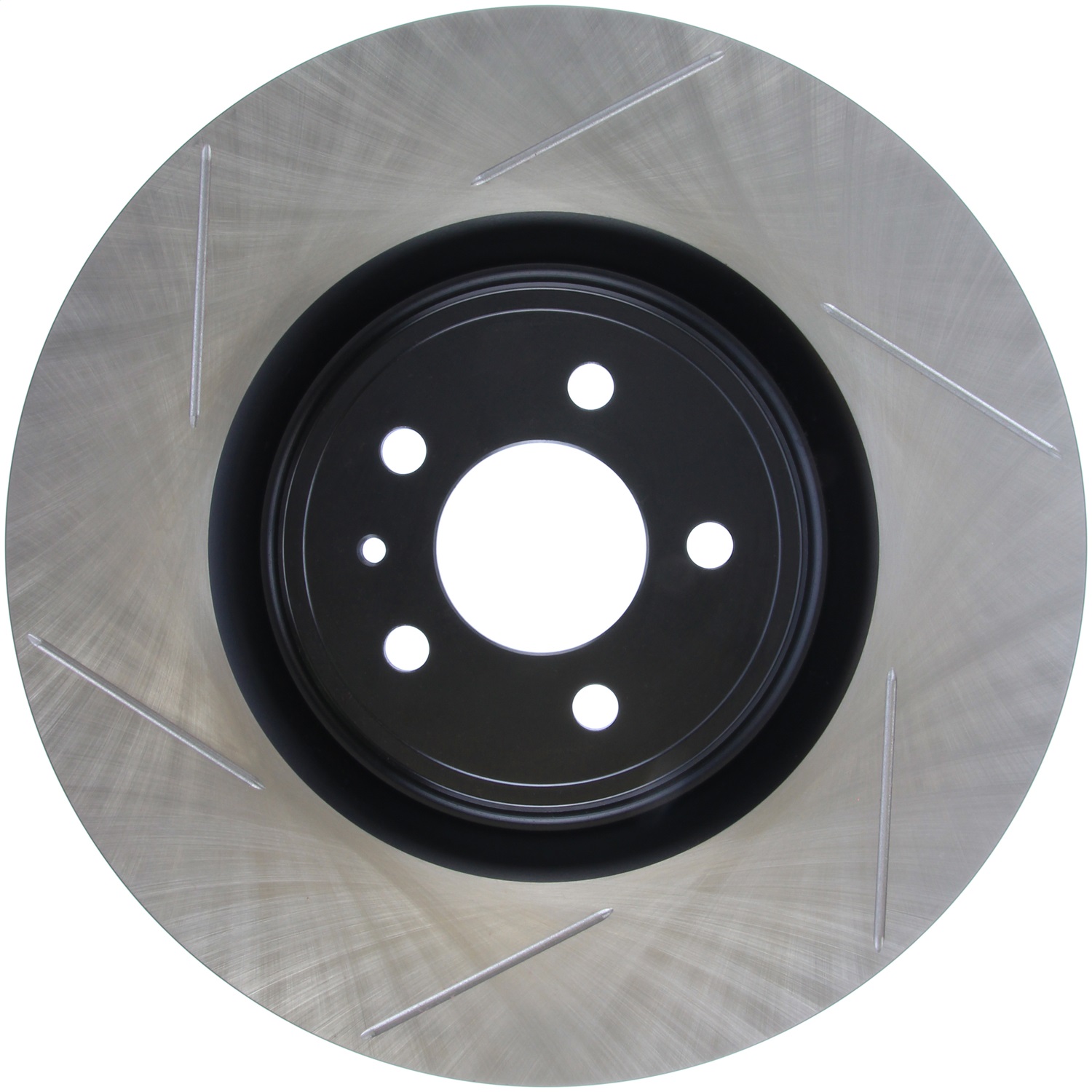 StopTech 126.61106SR - Premium High Carbon 13-14 Ford Mustang/Shelby GT500 Right Front Disc Slotted Brake Rotor StopTech 126.61106SR - Premium High Carbon 13-14 Ford Mustang/Shelby GT500 Right Front Disc Slotted Brake Rotor
