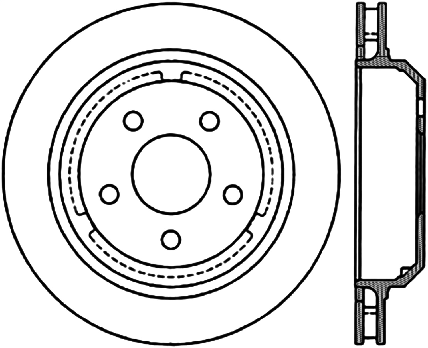 StopTech 126.62065CSR - Sport Slotted Cryo Brake Rotor; Rear Right StopTech 126.62065CSR - Sport Slotted Cryo Brake Rotor; Rear Right