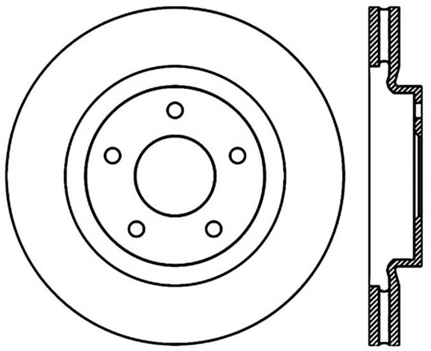 StopTech 126.63067CSL - Sport Slotted Cryo Brake Rotor; Front Left