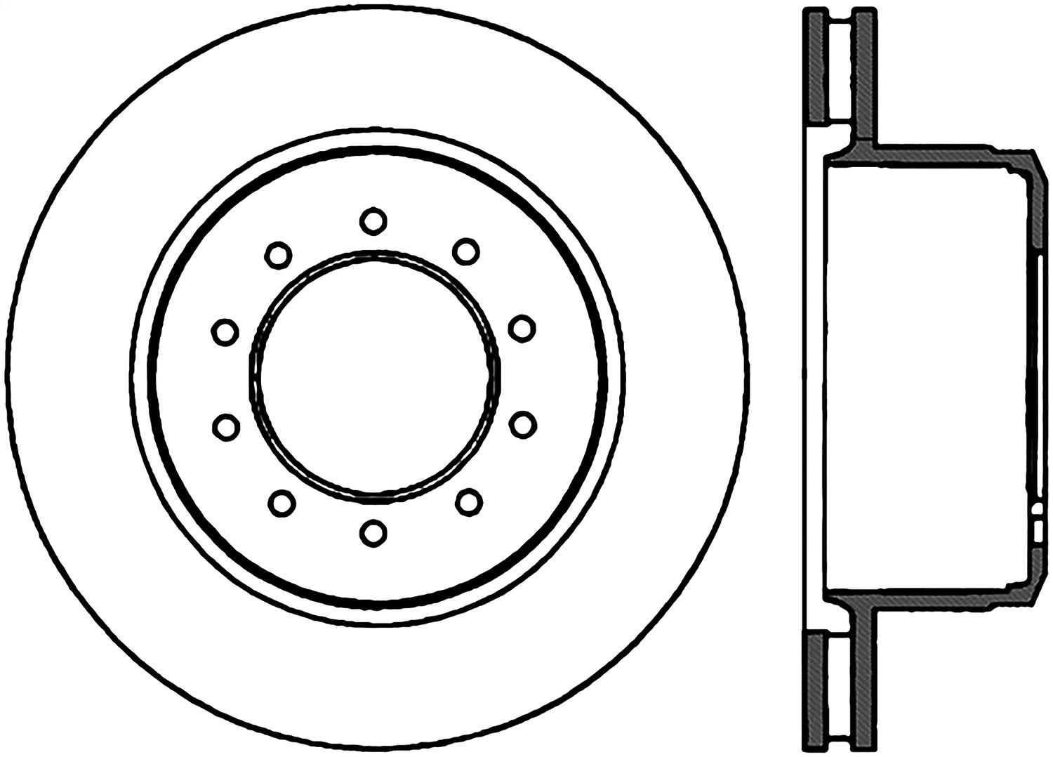 StopTech 126.65115CSL - Sport Slotted Cryo Brake Rotor; Front and Rear Left StopTech 126.65115CSL - Sport Slotted Cryo Brake Rotor; Front and Rear Left