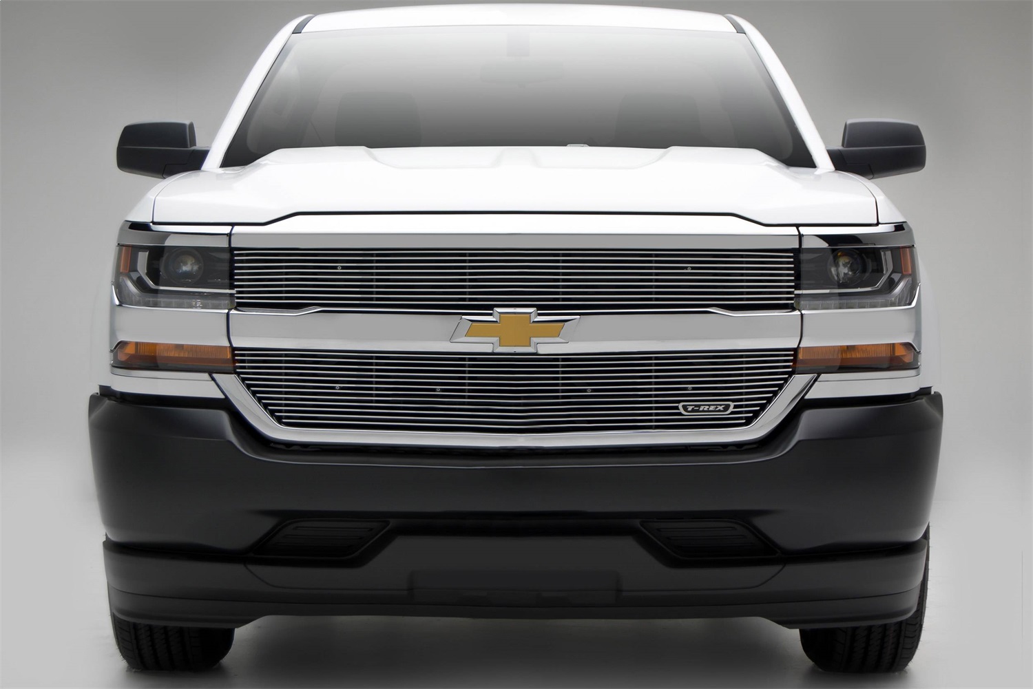T-Rex 6211270 - 2 Pc Horizontal Aluminum Laser Billet Grille Overlay T-Rex 6211270 - 2 Pc Horizontal Aluminum Laser Billet Grille Overlay
