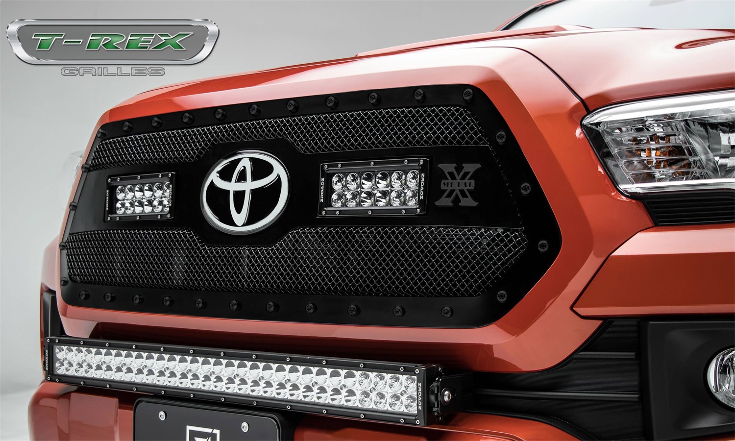 T-Rex 6319511-BR - 1 Pc Small Mesh Mild Steel Stealth Torch Grille Insert - Includes Universal Wiring Harness T-Rex 6319511-BR - 1 Pc Small Mesh Mild Steel Stealth Torch Grille Insert - Includes Universal Wiring Harness