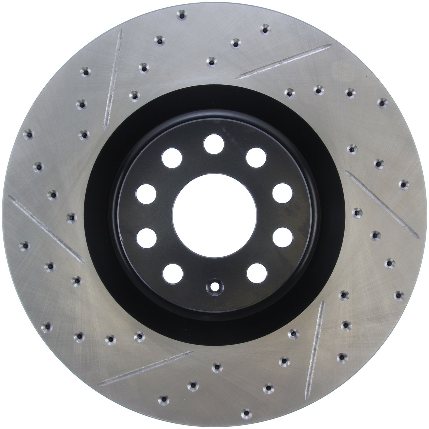 StopTech 127.33112R - 09 VW Passat CC / 06-09 Passat Slotted & Drilled Right Front Rotor