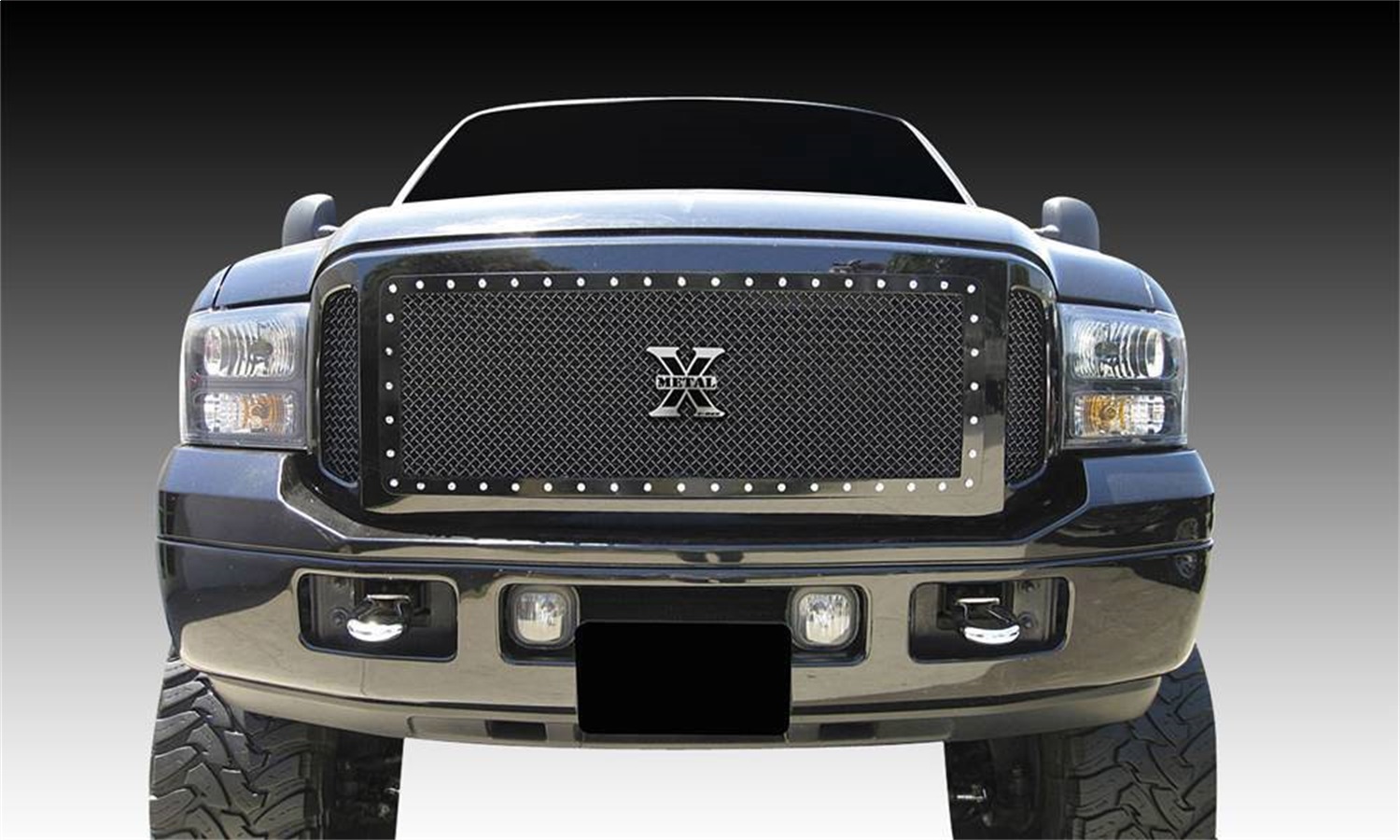 T-Rex 6715611 - 3 Pc Large Mesh Mild Steel X-Metal Grille Insert - Side grilles are mesh only T-Rex 6715611 - 3 Pc Large Mesh Mild Steel X-Metal Grille Insert - Side grilles are mesh only