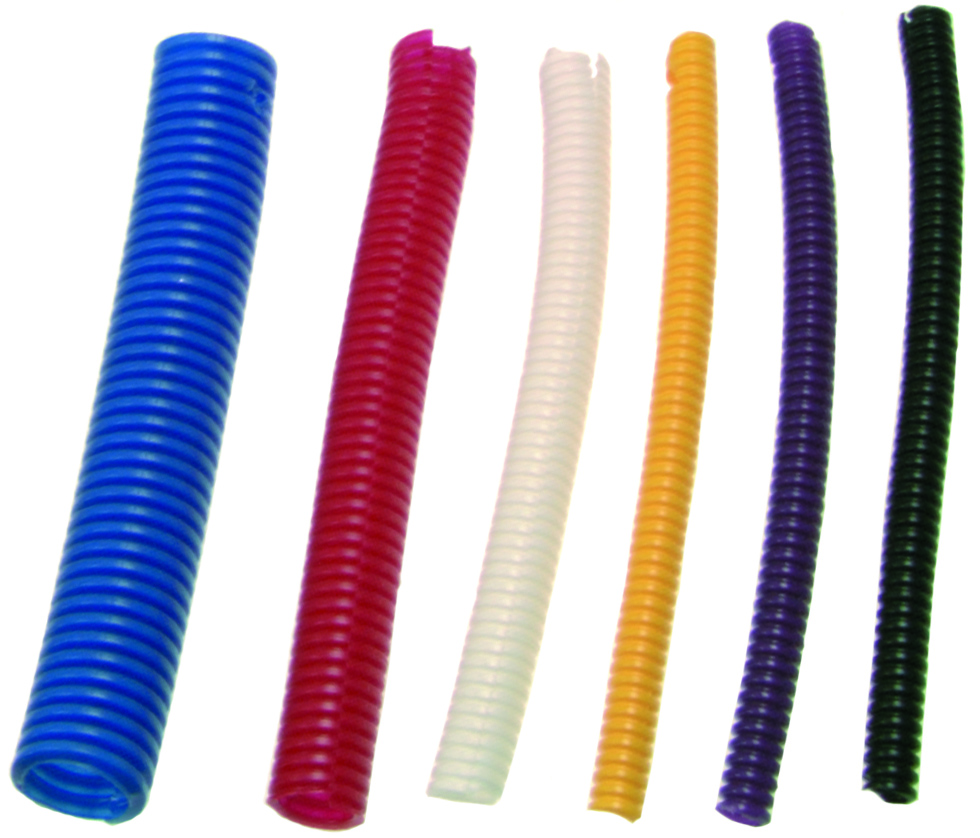 Taylor Cable 38760 - 3/4in Convoluted Tubing 5ft Blue