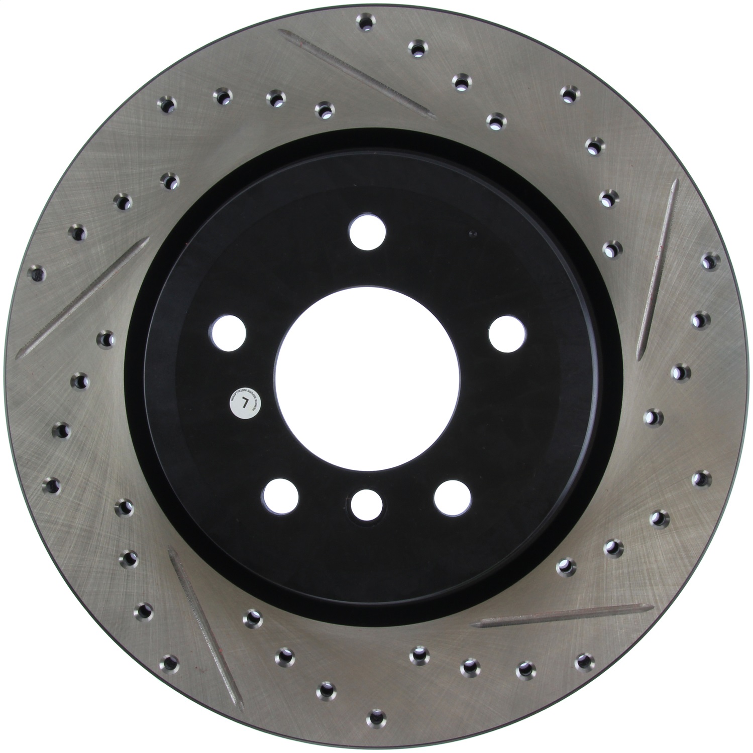 StopTech 127.34080L - 06 BMW 330 / 07-09 BMW 335 Slotted & Drilled Left Rear Rotor
