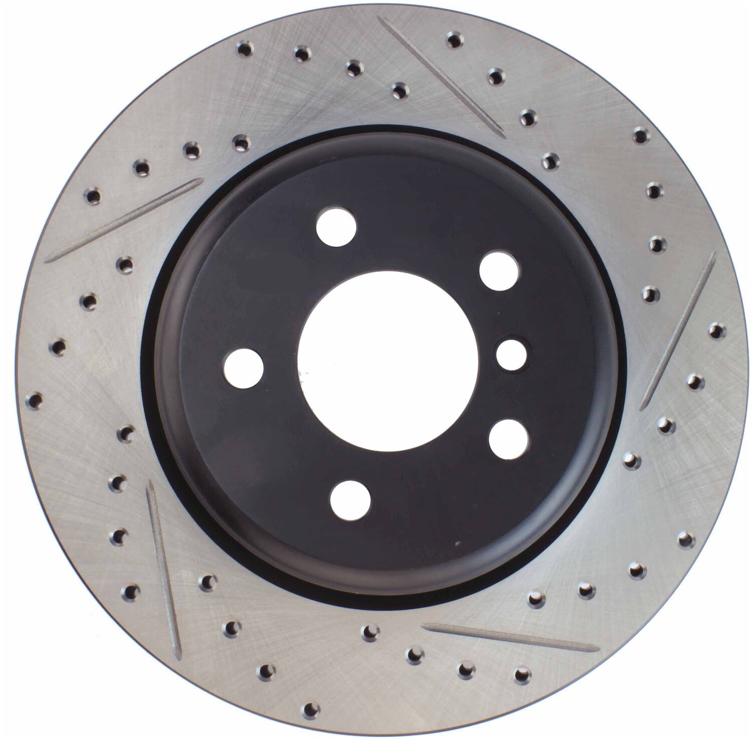 StopTech 127.34131L - 2011-2013 BMW 535i / 2012-2016 BMW 640i Slotted & Drilled Rear Left Brake Rotor StopTech 127.34131L - 2011-2013 BMW 535i / 2012-2016 BMW 640i Slotted & Drilled Rear Left Brake Rotor
