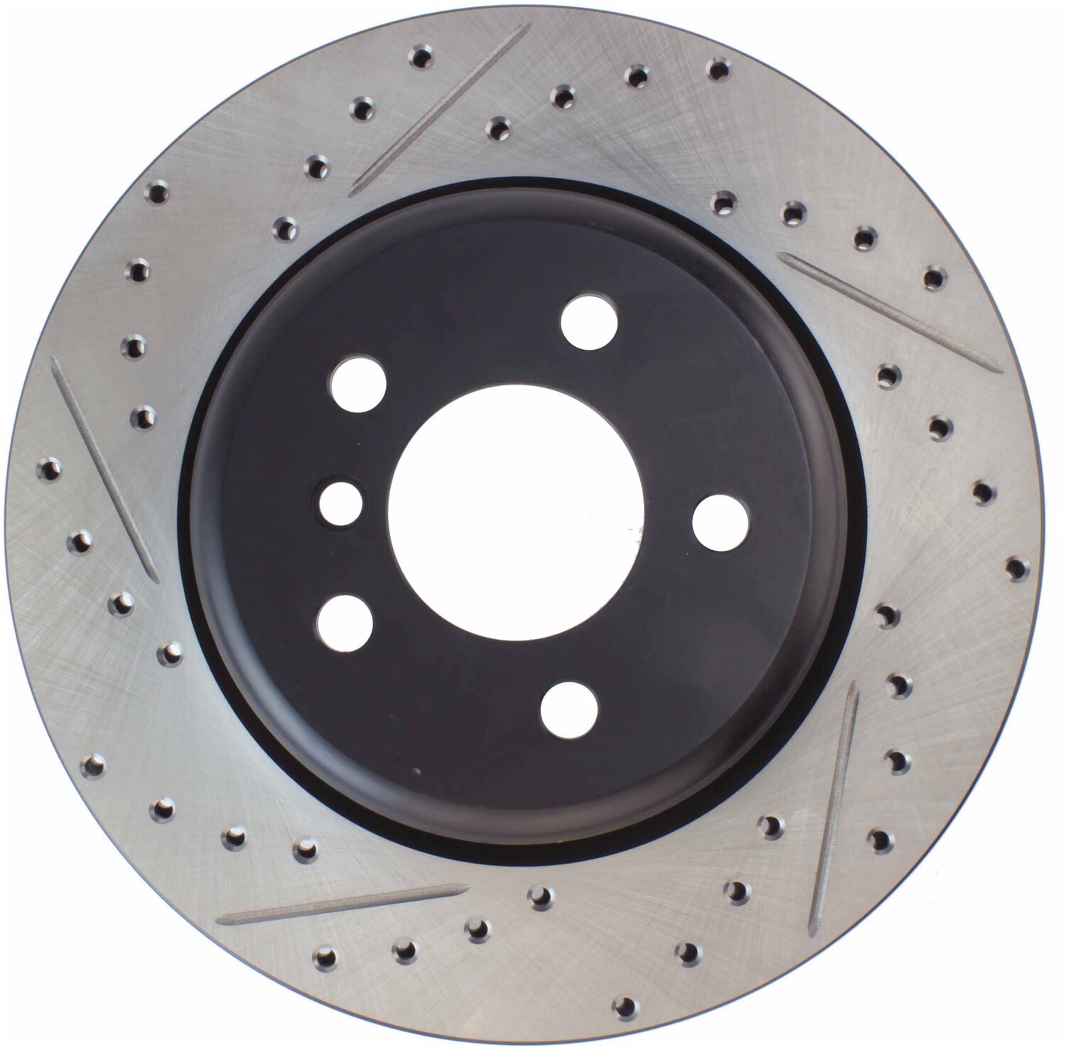 StopTech 127.34131R - 2011-2013 BMW 535i / 2012-2016 BMW 640i Slotted & Drilled Rear Right Brake Rotor