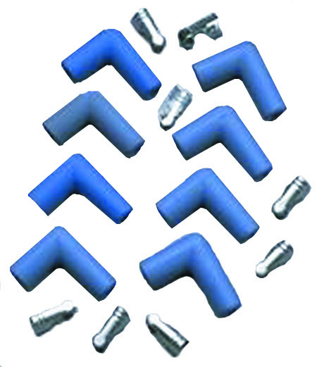 Taylor Cable 46061 - 90 Degree Boot/Terminal Kit Blue