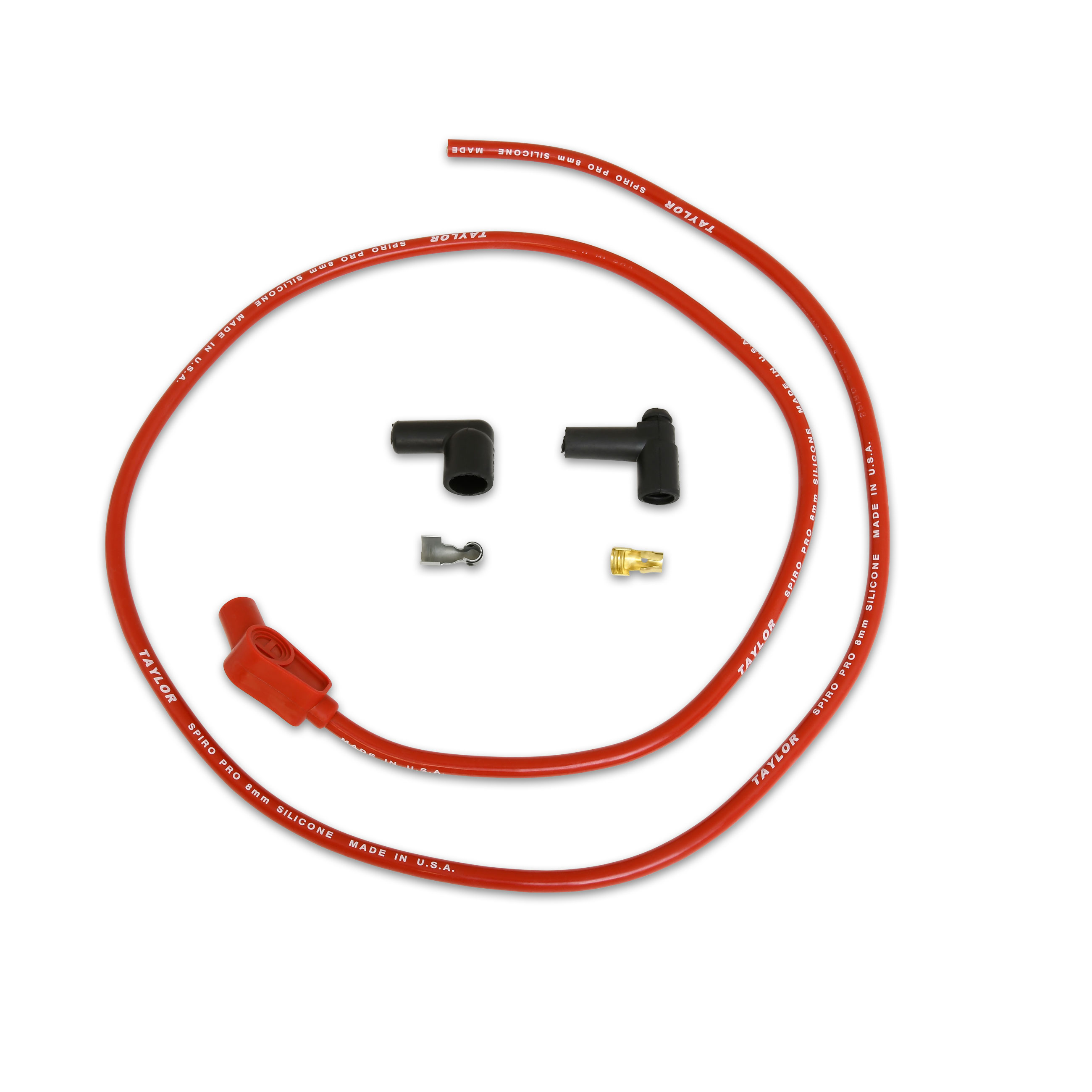 Taylor Cable 45421 - 8mm Spiro-Pro Repair Kit 135 Degree Red Taylor Cable 45421 - 8mm Spiro-Pro Repair Kit 135 Degree Red