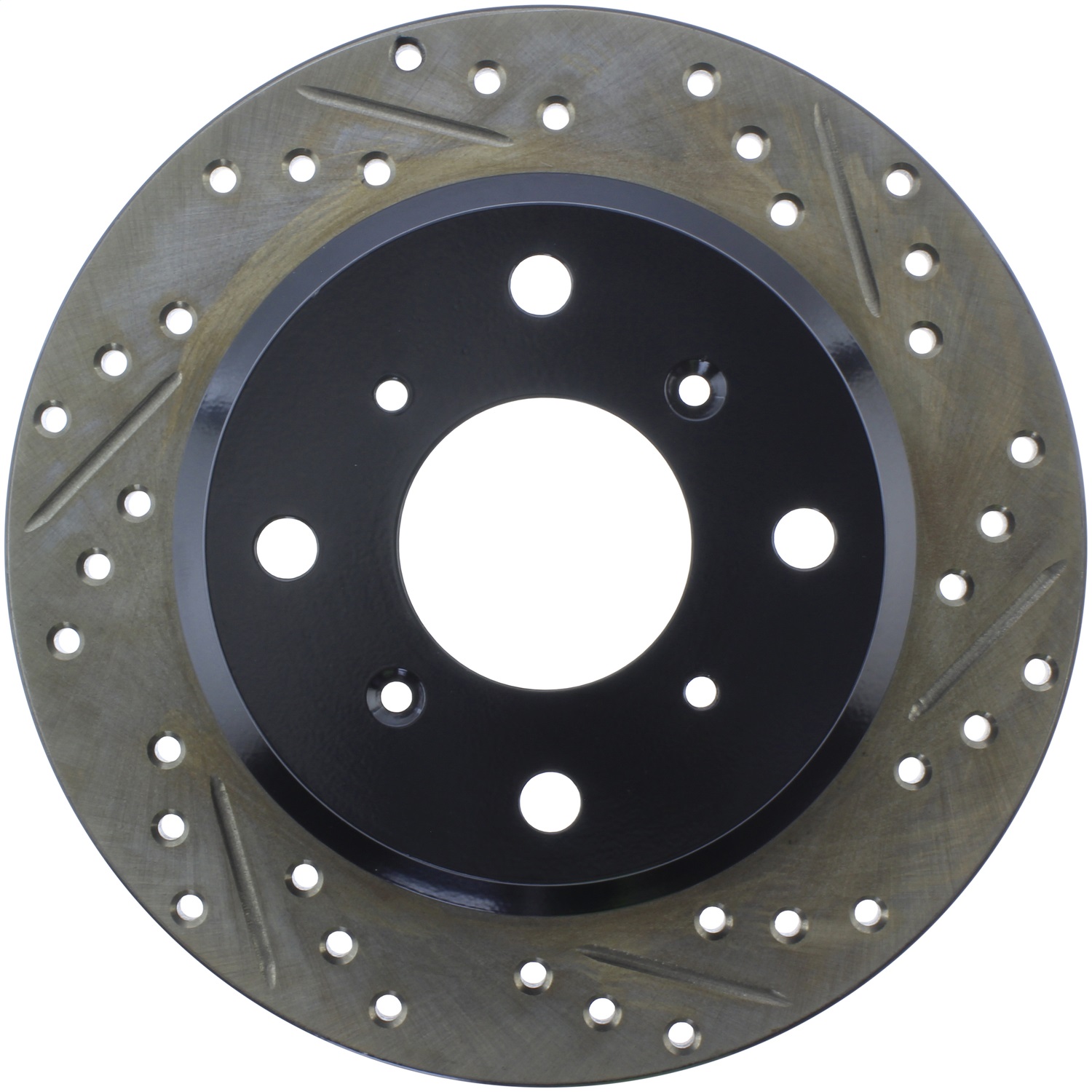StopTech 127.40019L - Sport Drilled & Slotted Brake Rotor; Rear Left StopTech 127.40019L - Sport Drilled & Slotted Brake Rotor; Rear Left