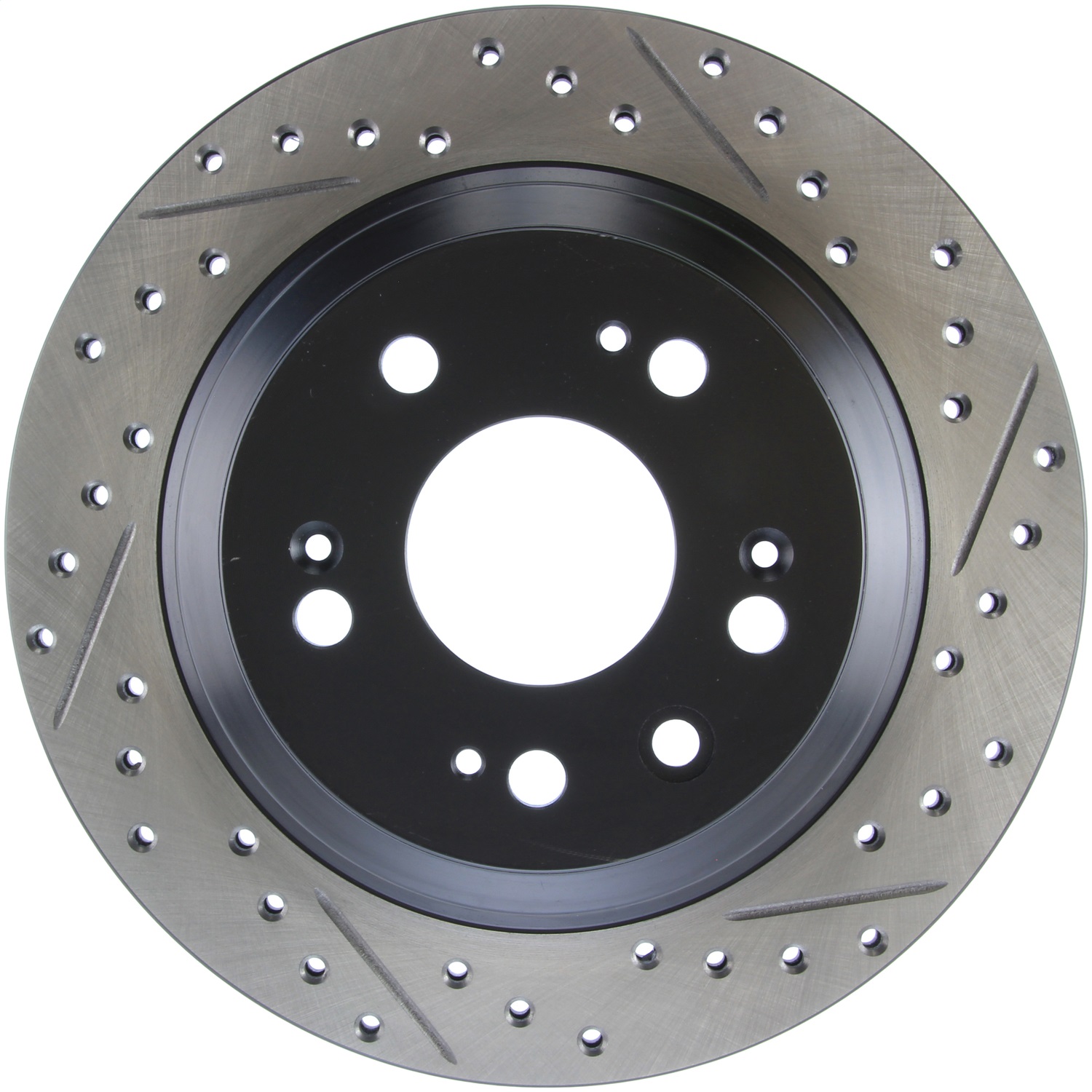 StopTech 127.40067L - Sport Drilled & Slotted Brake Rotor; Rear Left StopTech 127.40067L - Sport Drilled & Slotted Brake Rotor; Rear Left